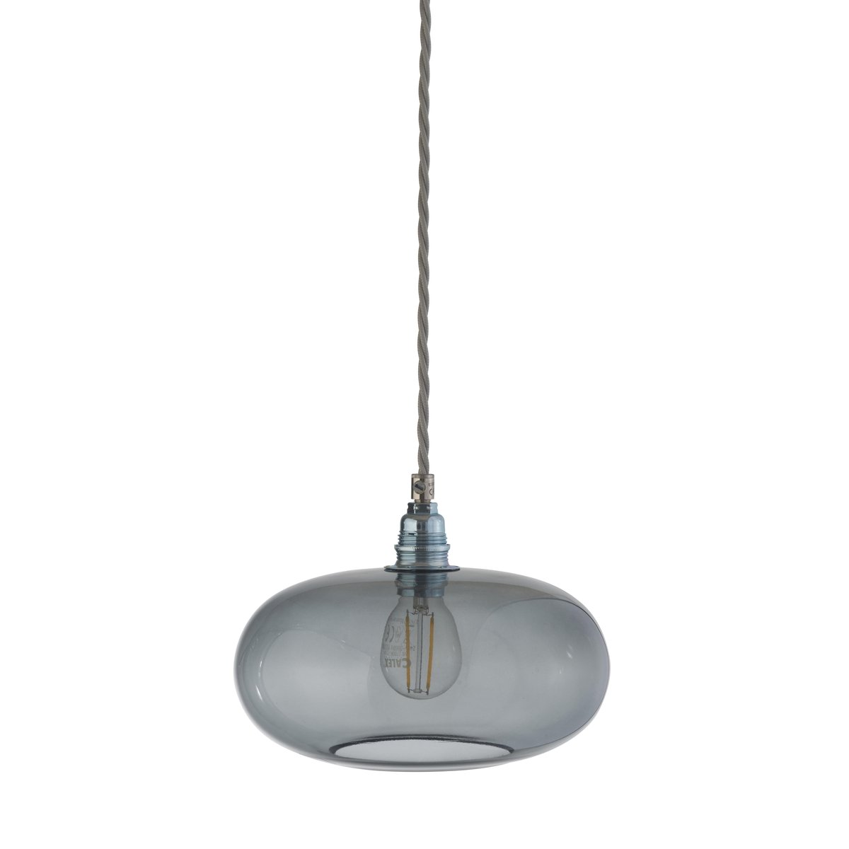 EBB & FLOW Horizon ceiling lamp Ø 21 cm smokey grey