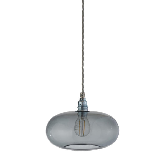 EBB & FLOW Horizon ceiling lamp Ø 21 cm smokey grey