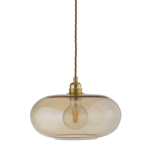 EBB & FLOW Horizon ceiling lamp Ø 29 cm golden smoke