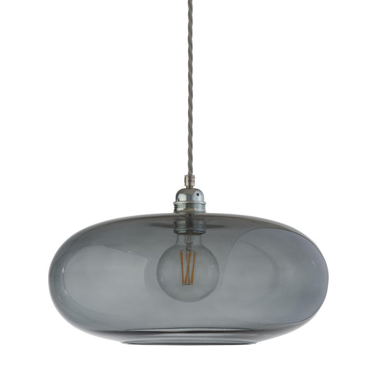 EBB & FLOW Horizon ceiling lamp Ø 36 cm smokey grey