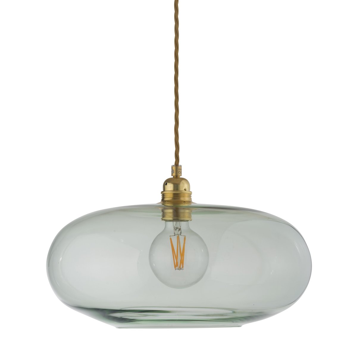 EBB & FLOW Horizon ceiling lamp Ø 36 cm forest green