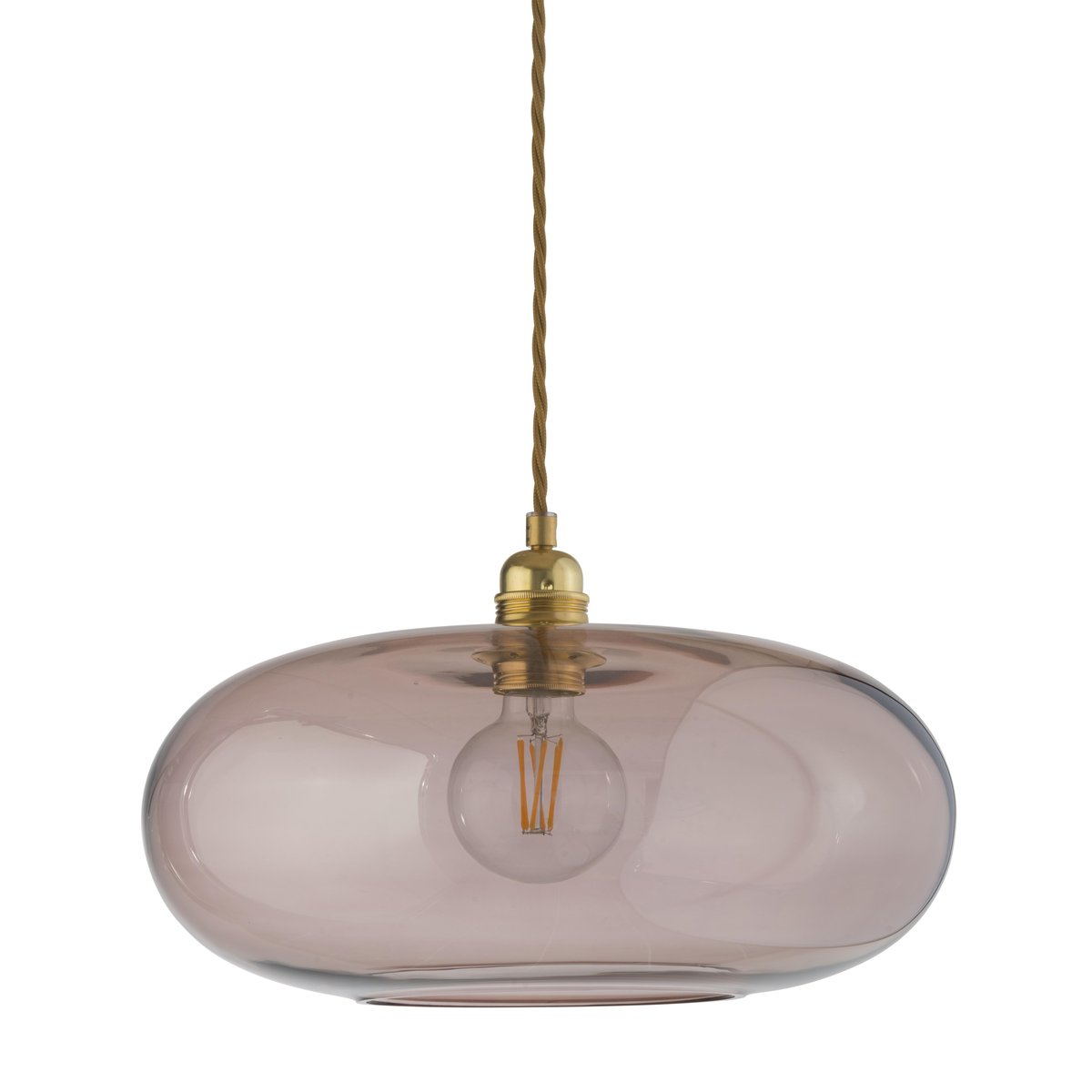 EBB & FLOW Horizon ceiling lamp Ø 36 cm obsidian