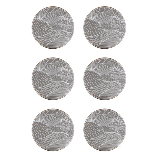 Åry Home Japanese Landscape coaster 6-pack stone