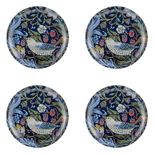 Åry Home Strawberry Thief glass coaster 4-pack Ø 11 cm