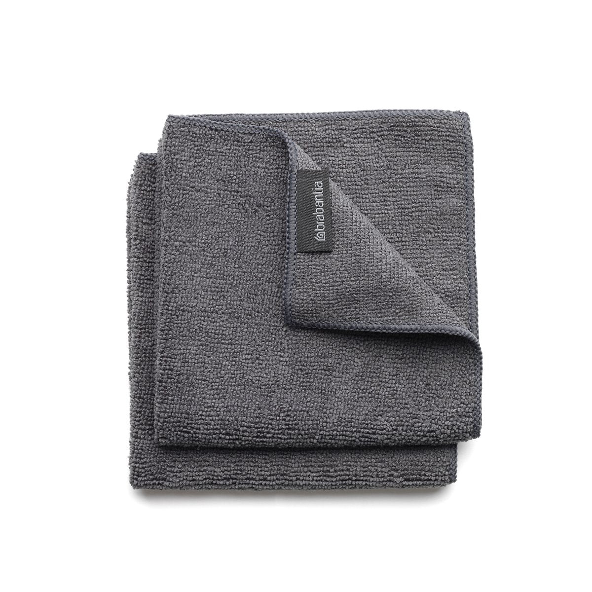 Brabantia Brabantia microfiber cloth 2-pack dark grey