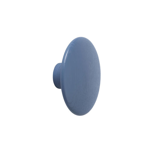 Muuto The Dots coat hook pale blue Large