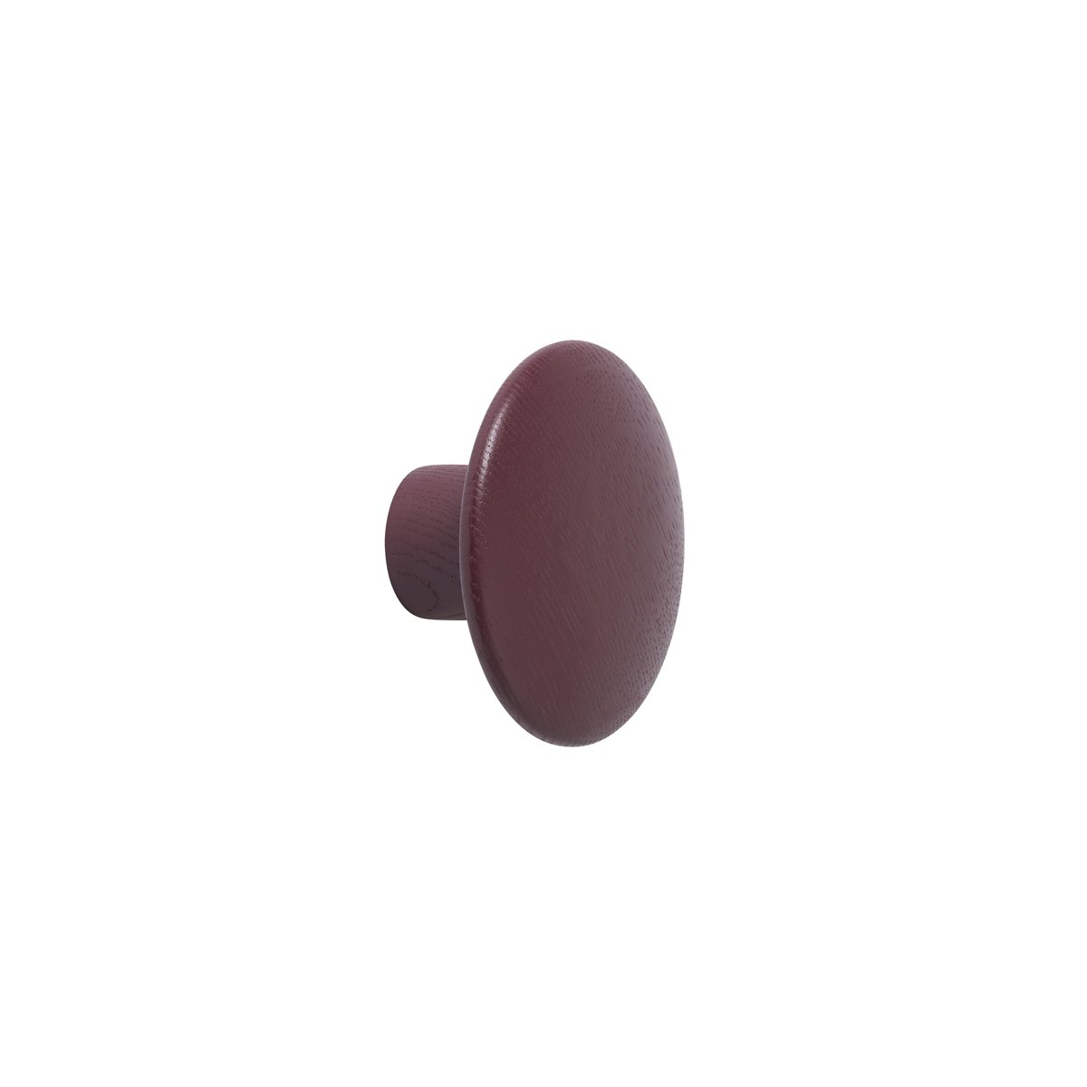 Muuto The Dots coat hook burgundy Medium