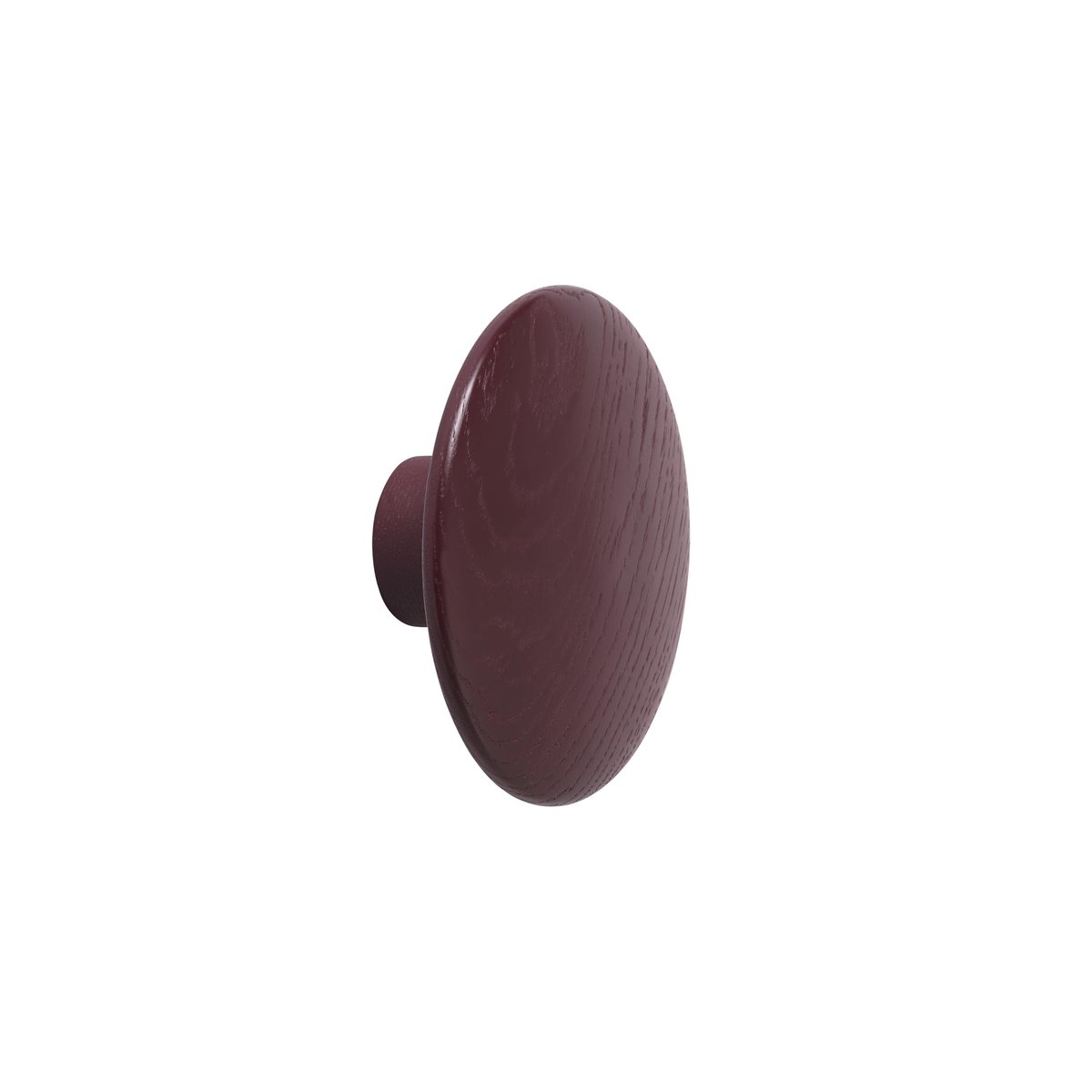 Muuto The Dots coat hook burgundy Large