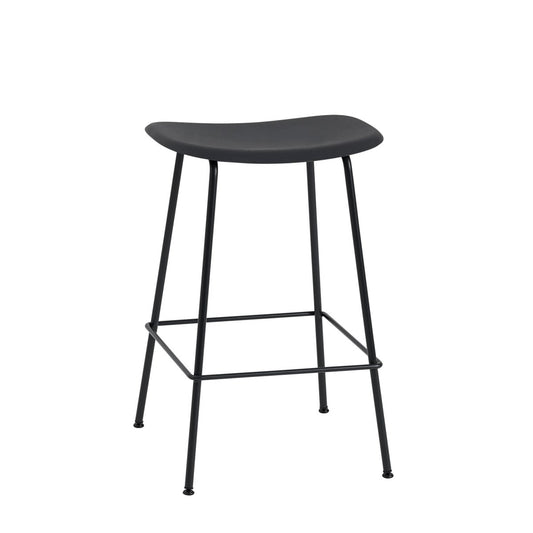 Muuto Fiber Tube bar chair 65 cm Black