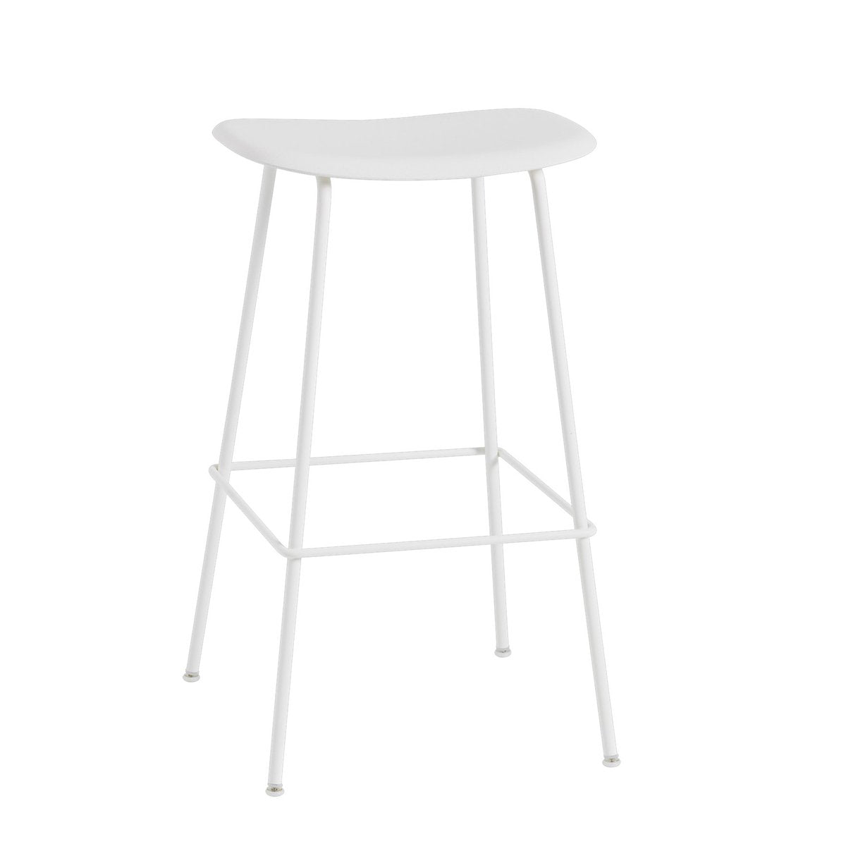 Muuto Fiber Tube Bar Chair 75 Cm White