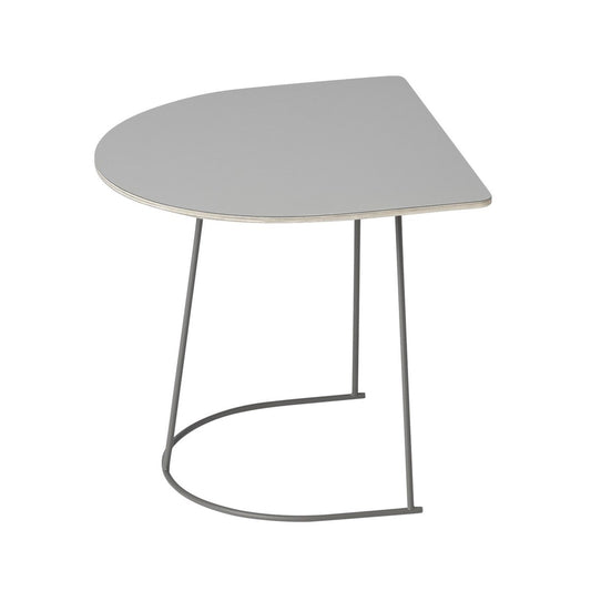 Muuto Airy Beistelltisch half size Grau