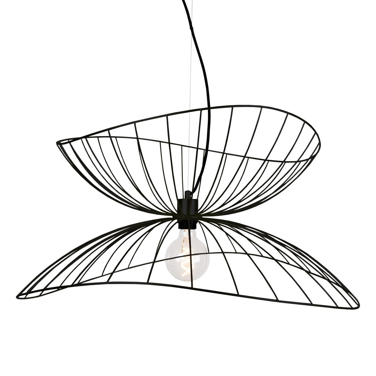 Globen Lighting Ray ceiling lamp Ø 70 cm black