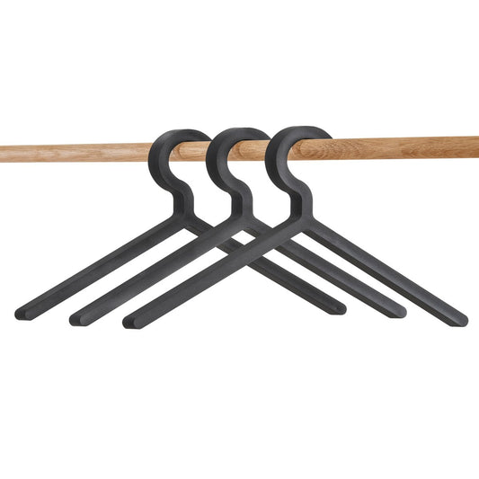 Woud Illusion hanger, 3-pack black