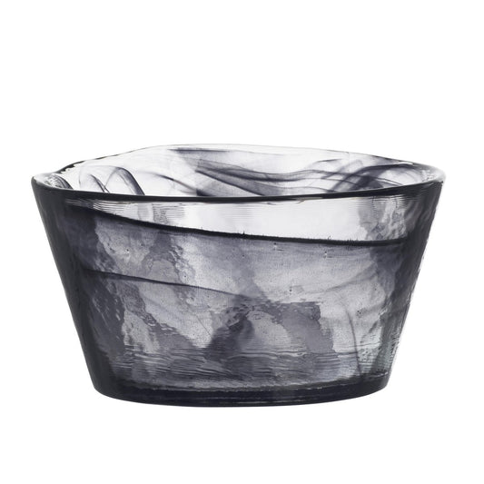 Kosta Boda Mine bowl small black