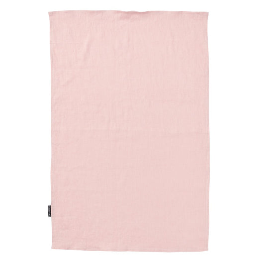 Klippan Yllefabrik Linn kitchen towel pink