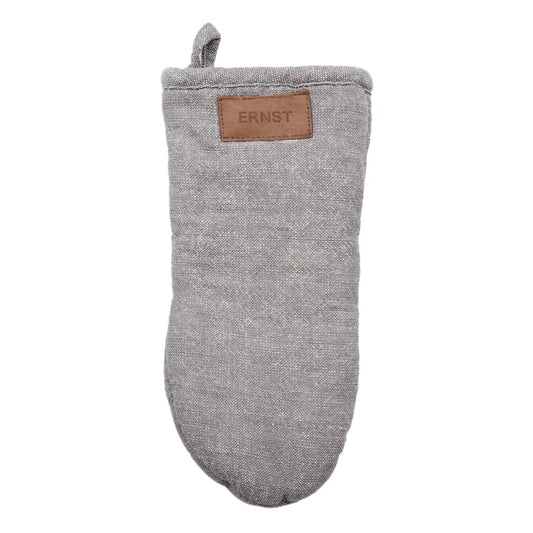 ERNST Ernst oven glove 16x30cm grey