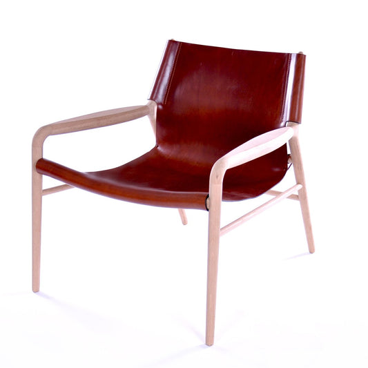 OX Denmarq Rama armchair cognac. soap treated oak