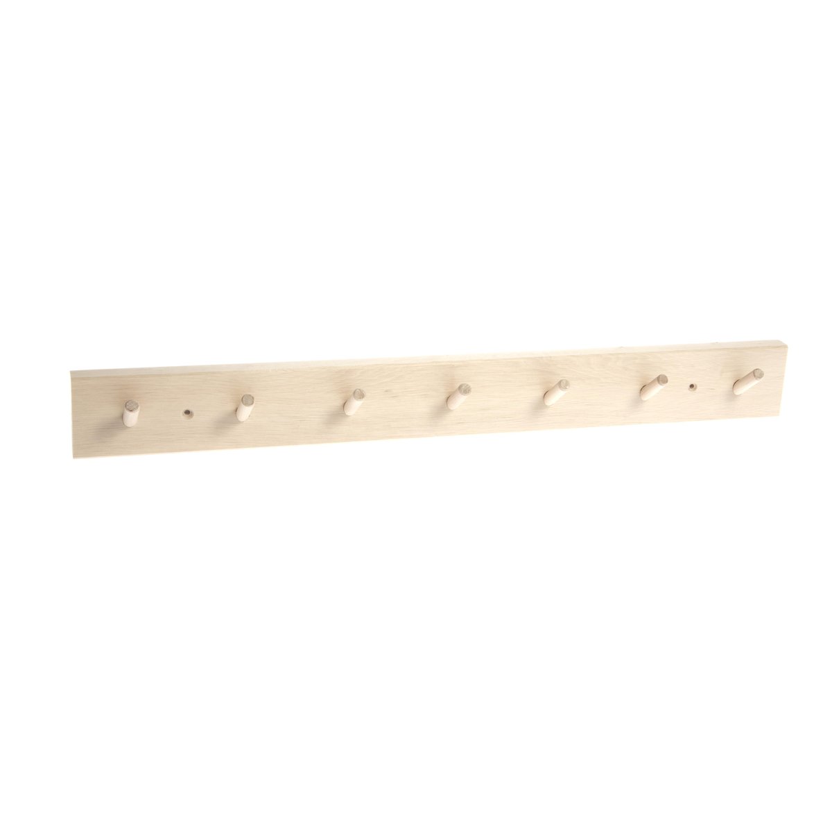 Iris Hantverk Knoppbräda hook rack birch wood 7 hooks