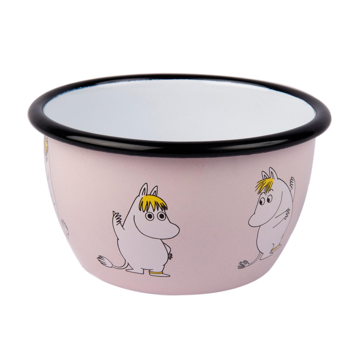 Muurla Moomin Retro enamel bowl 6 dl Snorkmaiden