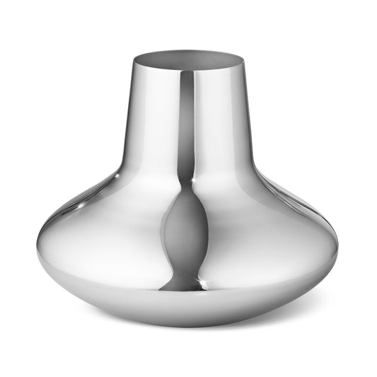 Georg Jensen Henning Koppel Vase Edelstahl Medium, 18,5cm