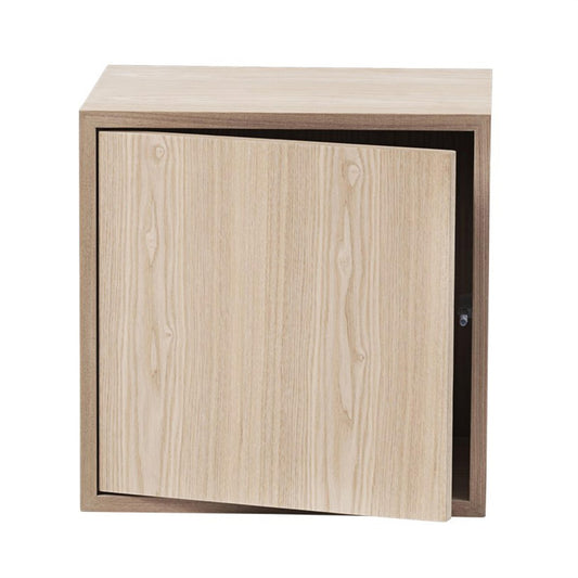 Muuto Stacked förvaringssystem med dörr medium Oak