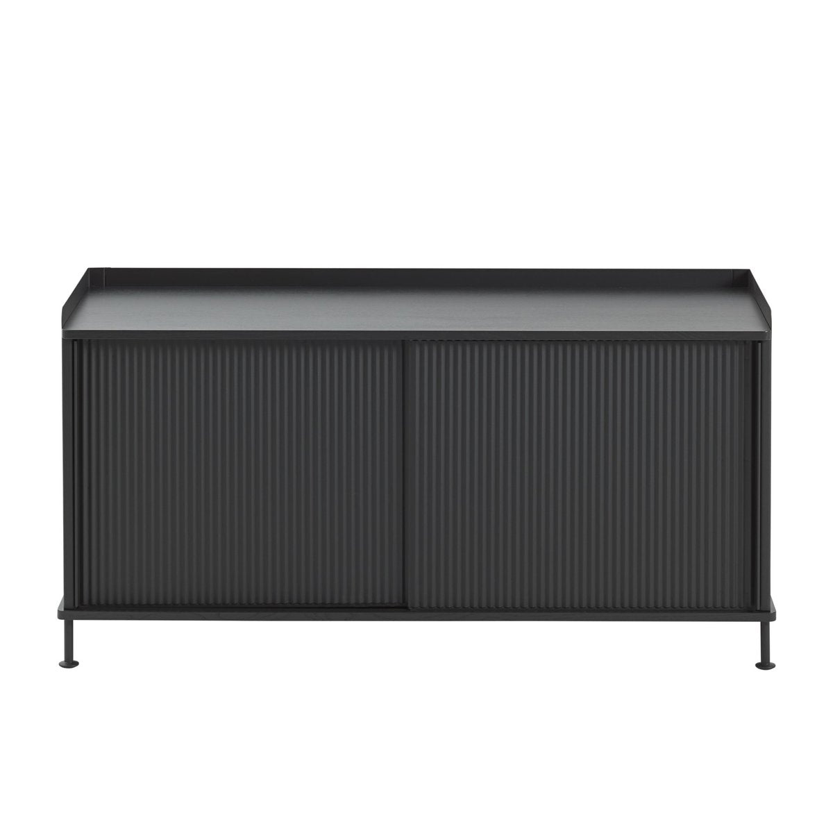 Muuto Enfold sidobord lågt 125x45x63 cm Black-Black