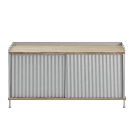 Muuto Enfold sideboard low 125x45x63 cm Oak-Grey