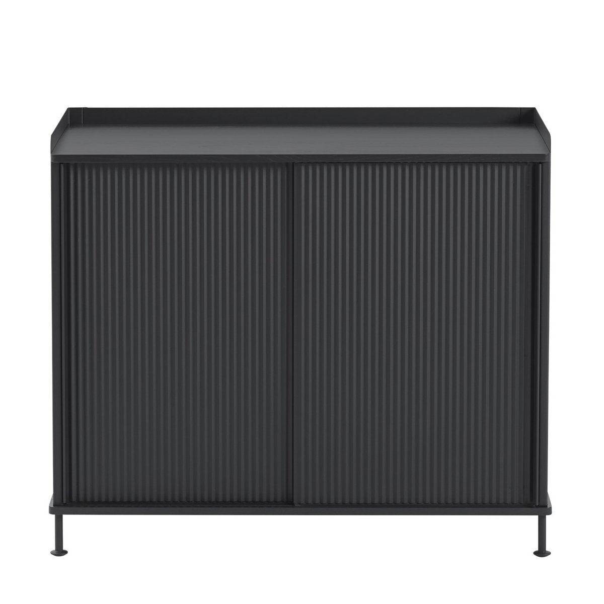 Muuto Enfold sidobord högt Black-black