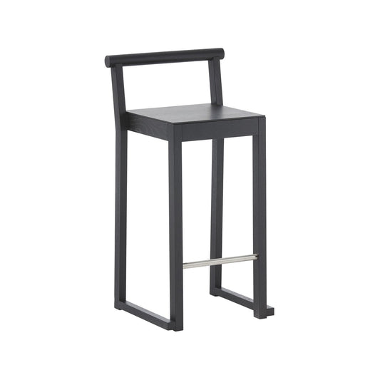 A2 Party barstool 66 cm Black oiled oak