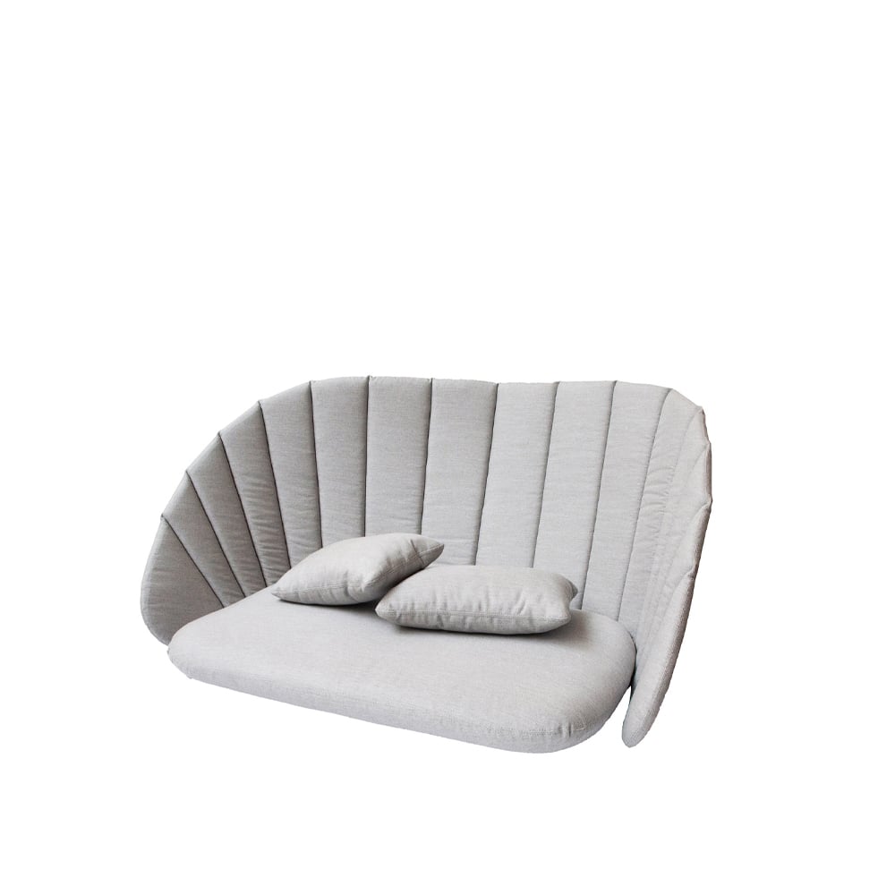 Cane-line Peacock Sofa-Set 2-Sitzer Cane-line Matt Light Grey