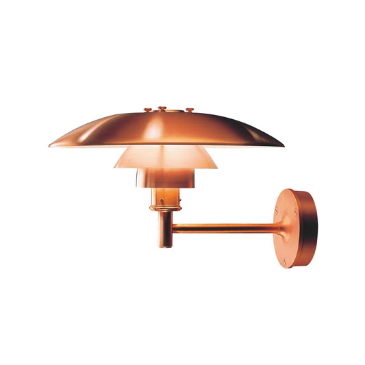 Louis Poulsen PH vägglampa Brushed copper