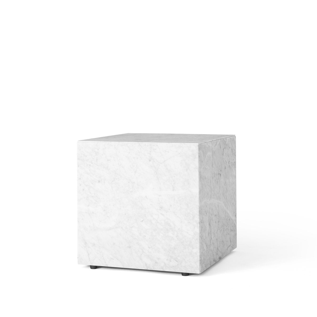 Audo Copenhagen Plinth Beistelltisch White, cube