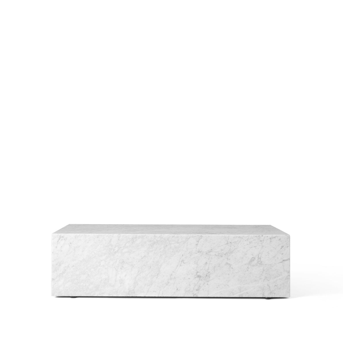 Audo Copenhagen Plinth Beistelltisch White, low