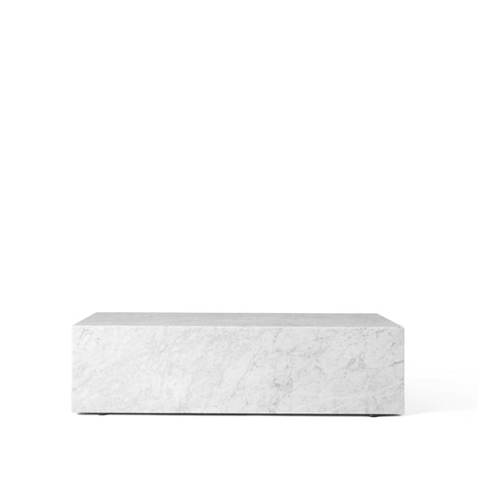 Audo Copenhagen Plinth Beistelltisch White, low