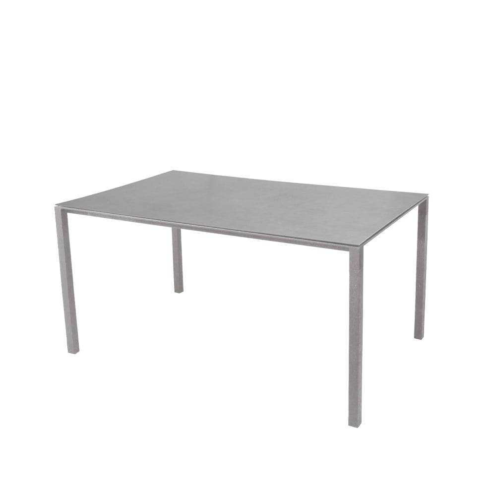 Cane-line Pure Esstisch Concrete Grau-Hellgrau 150x90 cm