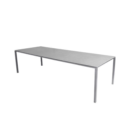 Cane-line Pure Esstisch Concrete Grau-Hellgrau 280x100 cm