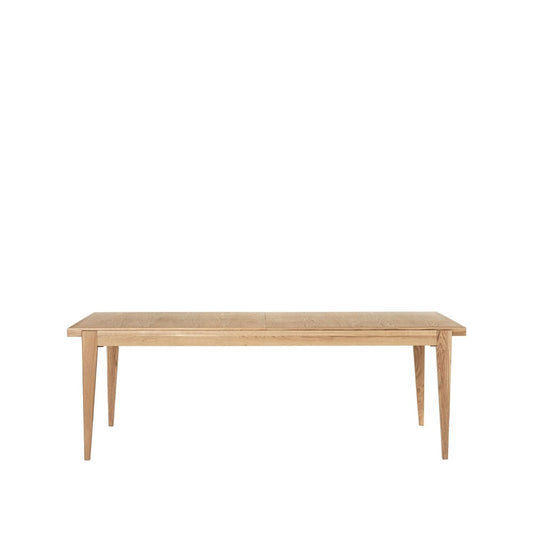 GUBI S-table Esstisch Oak matt lacqured, extendable