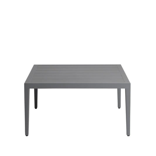 1898 Santander Beistelltisch 78 x 78 x 40cm Grau Aluminium