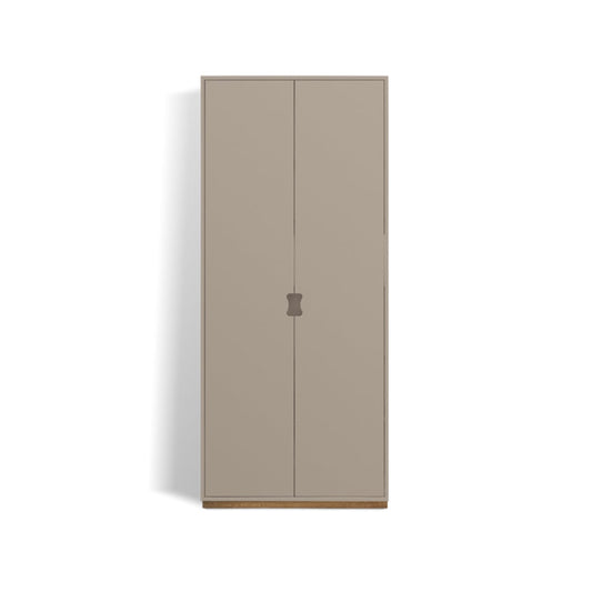 Asplund Snö F Hochschrank Dark sand, Eichensockel,  30 cm