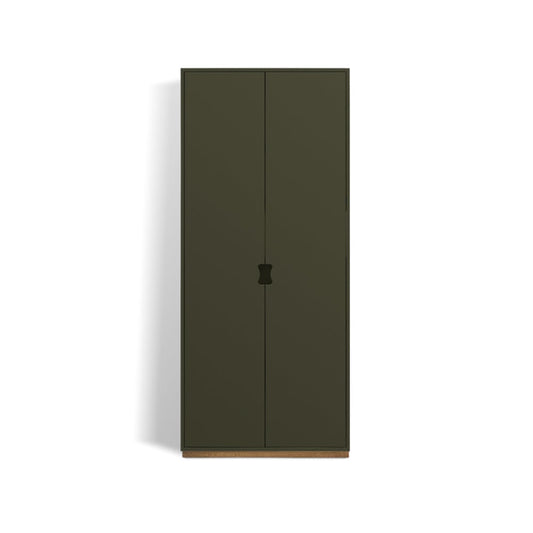 Asplund Snö F Hochschrank Taupe, Eichensockel,  42 cm