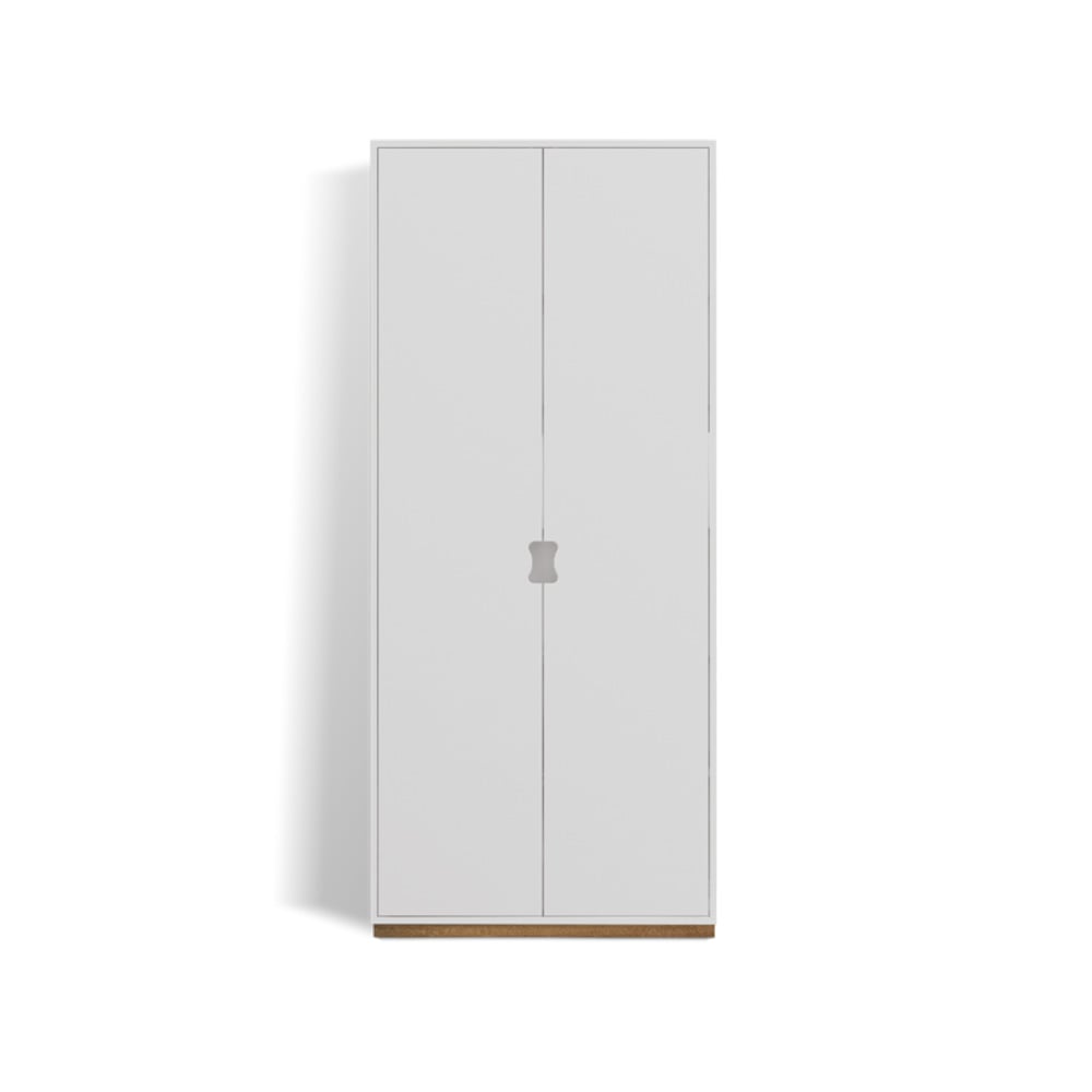 Asplund Snö F Hochschrank White, Eichensockel,  30 cm