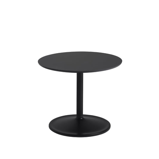 Muuto Soft Beistelltisch Ø48cm Black nanolaminate H: 40cm