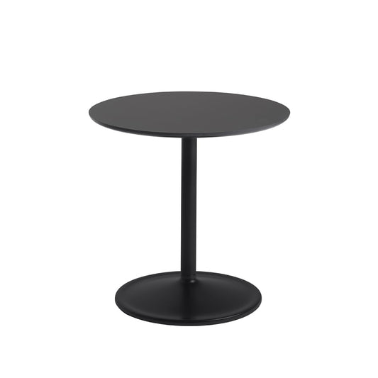 Muuto Soft Beistelltisch Ø48cm Black nanolaminate H: 48cm