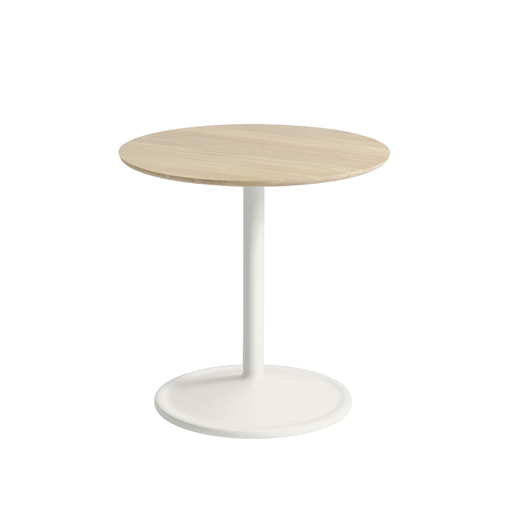 Muuto Soft Beistelltisch Ø48cm Oak-Off white H: 48cm