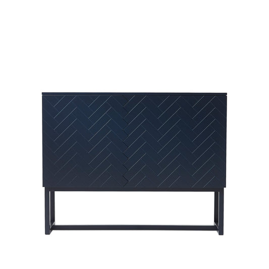 A2 Story Sideboard Mitternachtsblau, Gestell blau