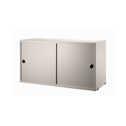 String String Schrank mit Schiebetür Beige, 78x30 cm