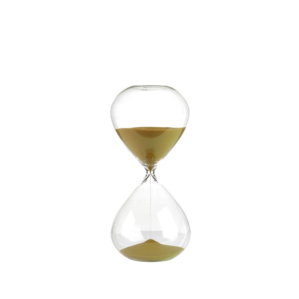 POLSPOTTEN Ball Sanduhr M 30 cm Gold