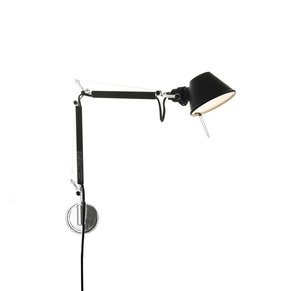 Artemide Tolomeo Micro vägglampa Black