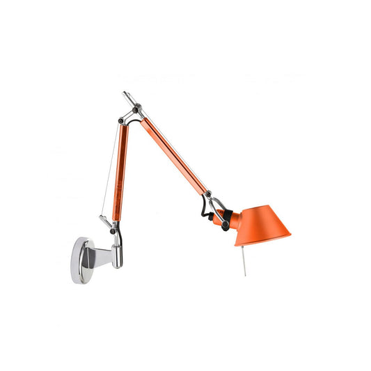 Artemide Tolomeo Micro Wandleuchte Anodized orange