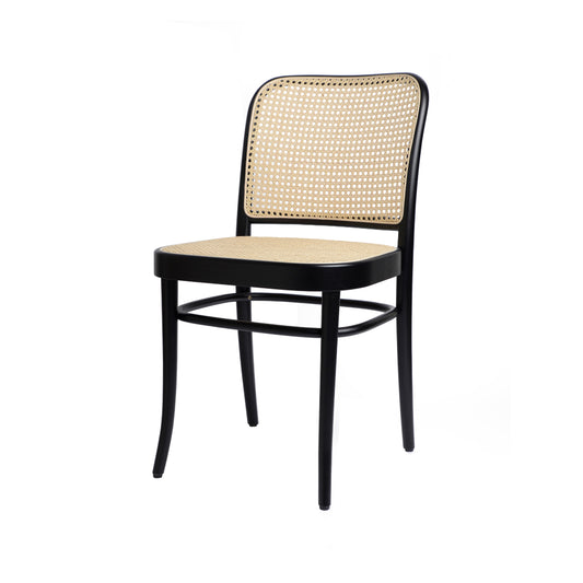 TON Ton no.811 Stuhl Rattan Schwarzbets B123-New Rattan